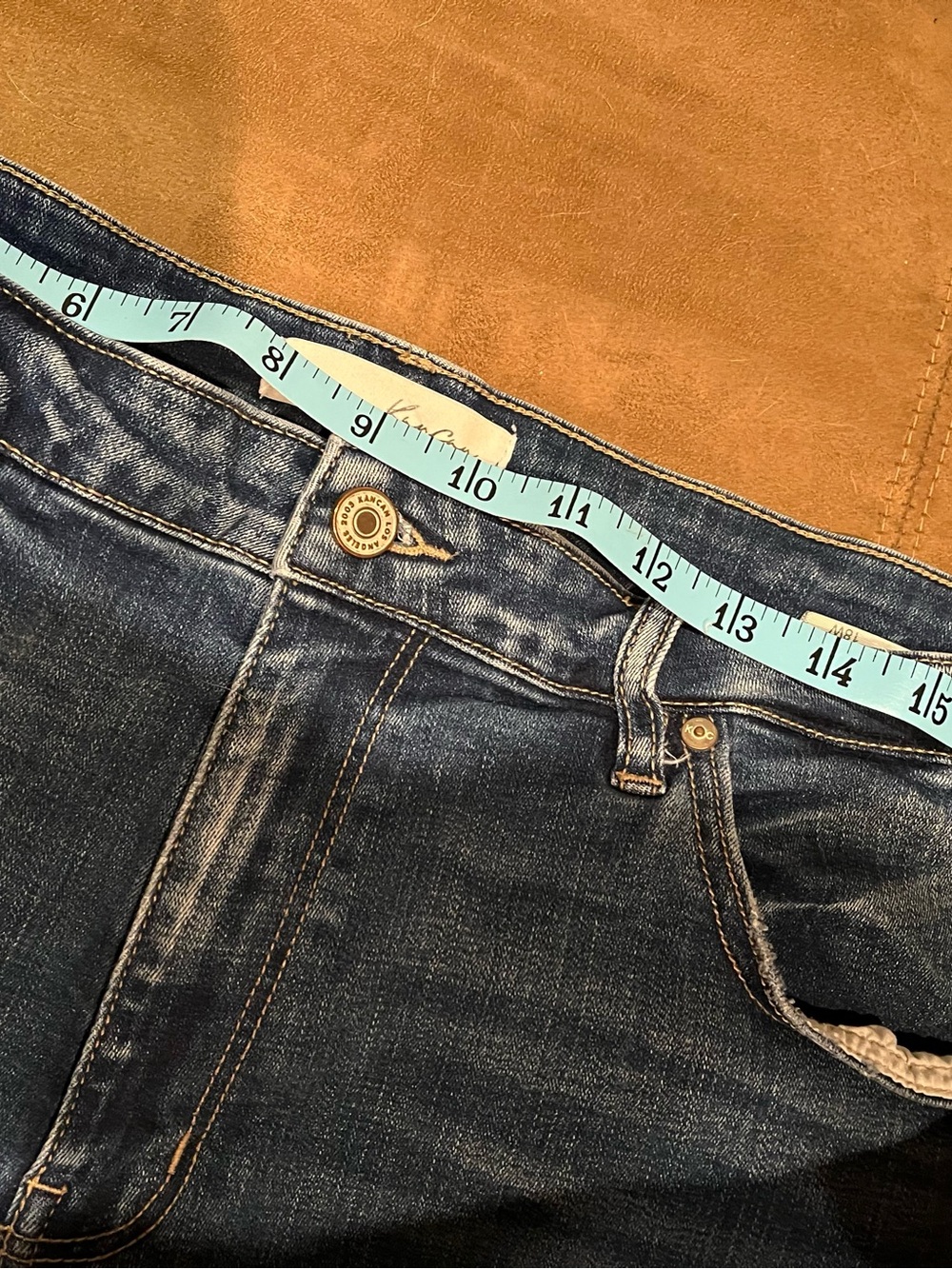 KanCan Dark Blue Distressed Ripped Skinny Jeans - Picture 7 of 8